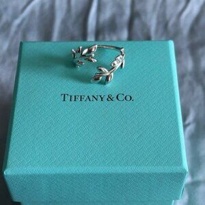 Tiffany "Paloma Picasso" Olive Leaf Bypass Ring